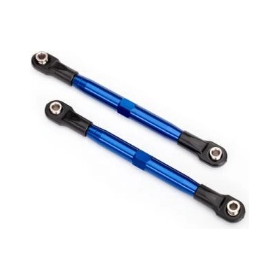 Traxxas регулируема кормилна щанга 87mm алуминиева синя (2)