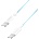 LogiLink Кабел Logilink USB 2.0 Type-C, C/M - C/M, 480 Mbps, 60 W, найлон, син, 1, 5 м