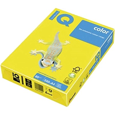 Mondi Цветна копирна хартия IQ Color A/4 80 g интензивно канарче CY39 500 листа/пакет IQC480/I/CY39 (IQC480/I/CY39)