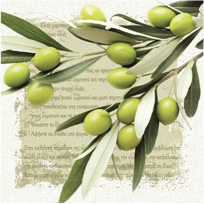 Ubrousky na dekupáž Greek Olives – Zboží Dáma