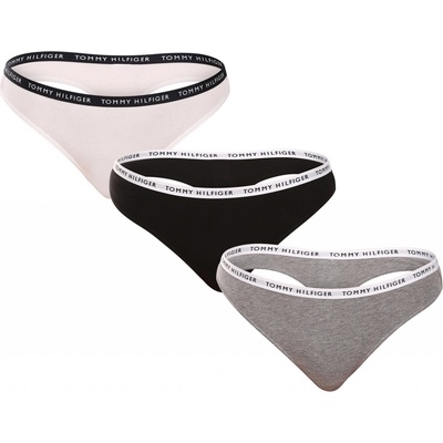 Tommy Hilfiger 3PACK dámska tangá viacfarebná UW0UW02829 0TF