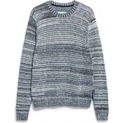 ARMEDANGELS Мъжки пуловер ARMEDANGELS Yarnmix Knit Sweater Jumper - Black / Oatmilk / Wedgewood - размер XL (017-4391-0114)