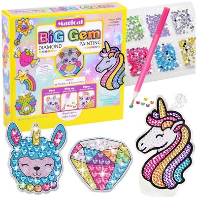 JOKOMISIADA Diamantové malování 2v1 Duhová zvířátka – Hledejceny.cz