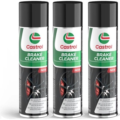 CASTROL 3бр x 500мл Обезмаслител castrol brake cleaner (160a47-3)