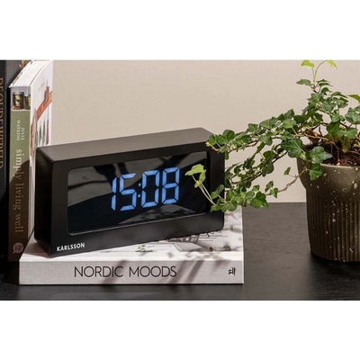 Karlsson Настолен часовник Karlsson Boxed LED (KA5868BK)