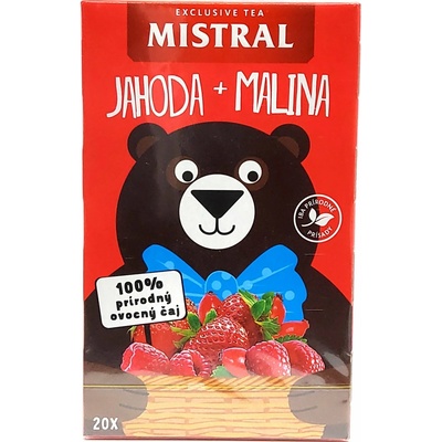 Mistral ovocný Jahoda a malina 44 g