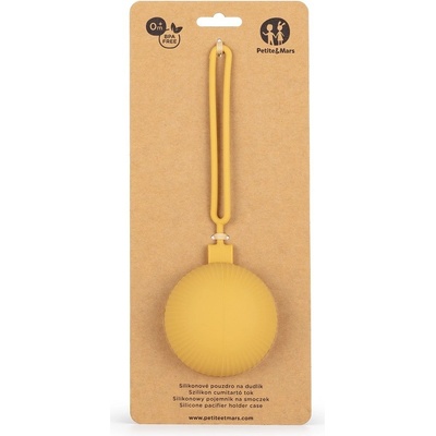 Petite&Mars pouzdro silikon na dudlík Take&Match Intense Ochre