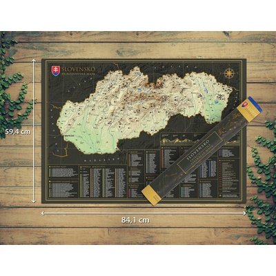 Prírodopisná mapa Slovenska