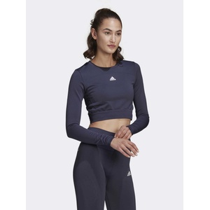 Adidas Блуза AEROKNIT Seamless Fitted Cropped Long-Sleeve (HE2969)
