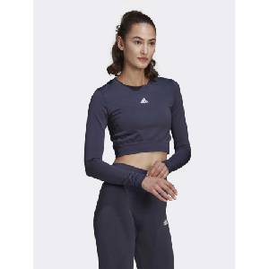 Adidas Блуза AEROKNIT Seamless Fitted Cropped Long-Sleeve