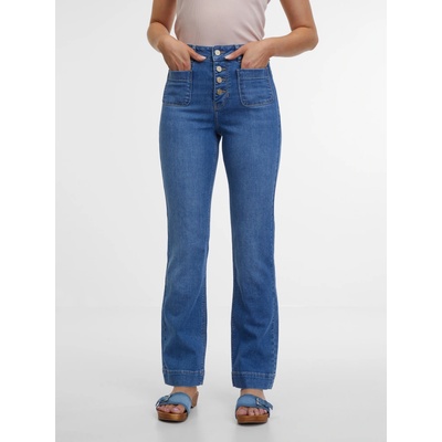 Orsay Tmavě modré dámské bootcut džíny