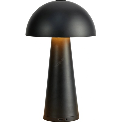 Markslöjd 108655 - LED Димируем rechargeable лампа FUNGI LED/1, 5W/5V IP44 черен (ML1437)