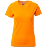 PAYPER v-neck lady 000951-0026 / Дамска тениска с къс ръкав, с v-образно деколте - оранжева s (000951002602000s)