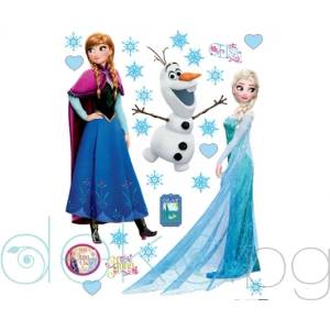  Стикер disney Елза, Ана и Олаф (15121-1797)