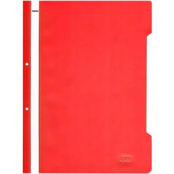NOKI Папка PVC Noki с перфорация, червена Lux