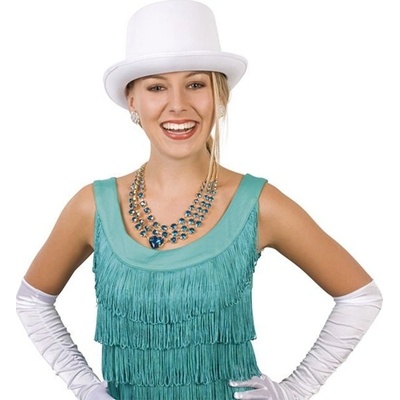 R-Kontakt.cz Klobouk cylindr - bílý – Zboží Dáma