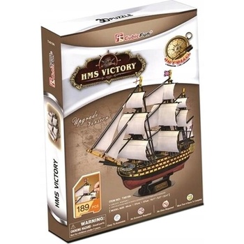 CubicFun 3D puzzle Plachetnica HMS Victory 189 ks