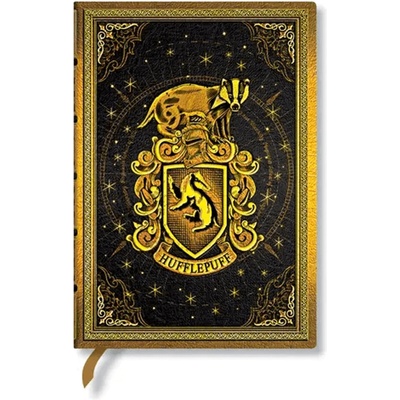 Paperblanks Тефтер Hufflepuff, Midi, широки редове, твърда к (1570181585)
