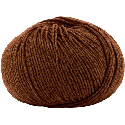 Lana Gatto Super Soft tmavě hnědá – merino příze 50 g / 125 m