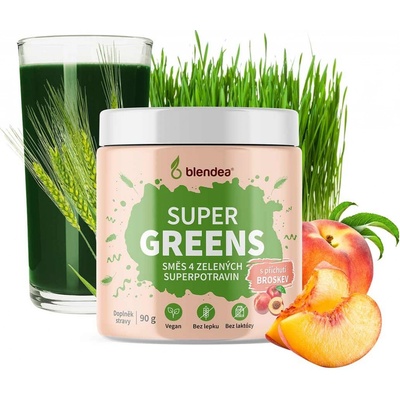 Blendea Supergreens Broskev 90 g