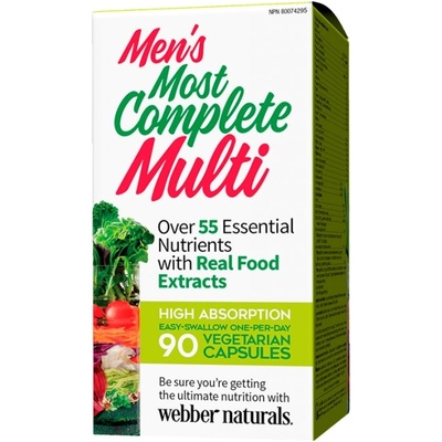 Webber Naturals Мen’s Most Complete Multi [90 капсули]