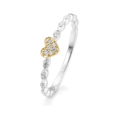 Sofia Diamonds zlatý prsteň s diamantmi BE41 05710 G