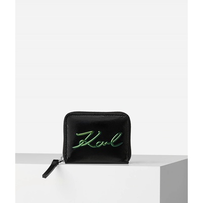 Karl Lagerfeld peňaženka K SIGNATURE SOFT SM ZIP WT None čierna