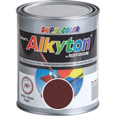 Alkyton Hladký mat 0,75 l vínová červená