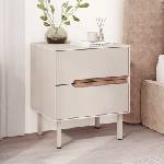 TopMebel Нощно шкафче Arch TopMebel от меламин в цвят пясъчник 45x35x52, 5cm