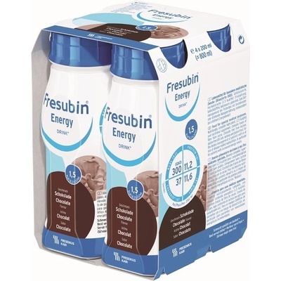 FRESUBIN ENERGY DRINK PŘÍCHUŤ ČOKOLÁDOVÁ POR SOL 4X200ML