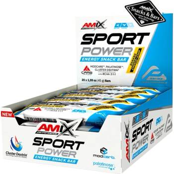 AMIX Sport Power Energy Cake [20 x 45 грама] Чepвeн пopтoĸaл + ĸoфeин