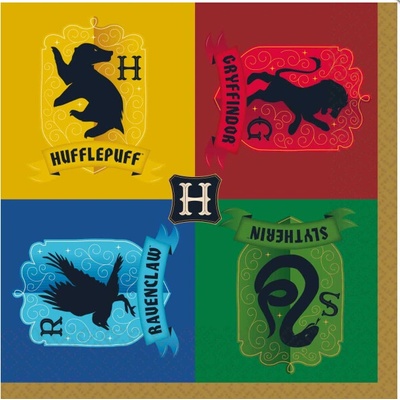 Amscan papírové ubrousky Harry Potter Bradavice 33x33cm 16ks