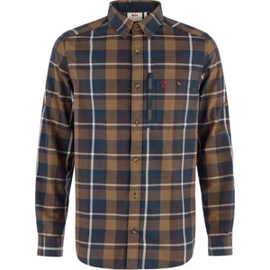 Fjällräven Мъжка риза с копчета Fjällräven Fjällglim Regular Shirt - Wood Brown / Black Oak - размер XXL (033-3363-0216)