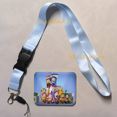 Šňůrka na krk 26137 s cedulkou na ID karty Oddbods