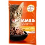 Iams Delights chicken & turkey 85 g