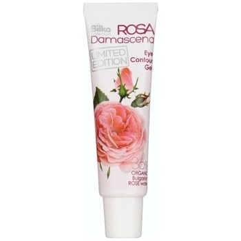 Bilka Rosa Damascena vyhlazující a stahující oční gel s růžovou vodou 36% of Rosewater 25 ml