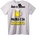 NOONEBRAND Тениска Бирена Халба - 7XL, White