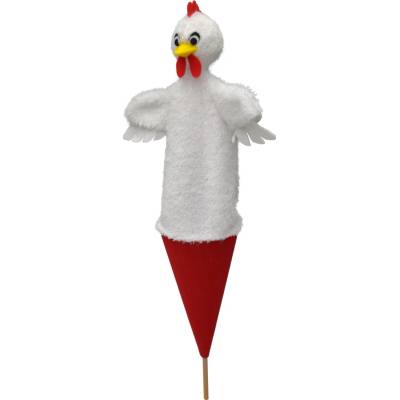 MUB2 Sliepka biela 55 cm 3v1 kornútový maňuška