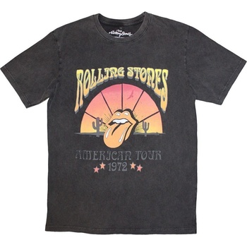 The Rolling Stones Риза Desert '72 Stone Wash Unisex Charcoal Grey 2XL (RSSTNW261MC05)