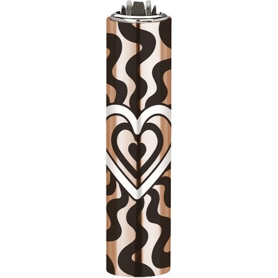 Clipper Metal Cover Peace Symbols 3