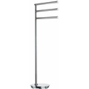 Smedbo Outline line FK607 WC súprava 600 mm, leštená nerezová oceľ / matné sklo