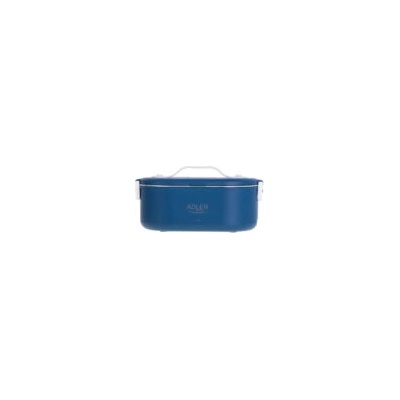 Adler Електрическа кутия за обяд Adler AD-4522, 800 ml, До 70°C, Стоманен съд за храна, 5L термо чанта - Син (AD-4522)