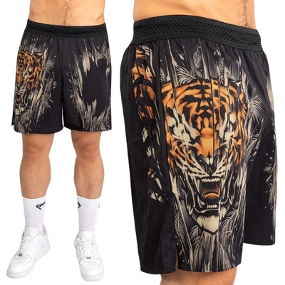 VENUM Шорти Venum Tiger Training Shorts Black/Neon Orange - L