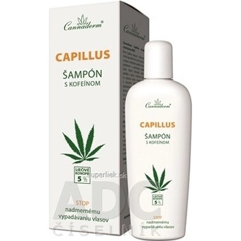 Cannaderm Capillus šampón s kofeínom proti vypadávaniu vlasov 150 ml
