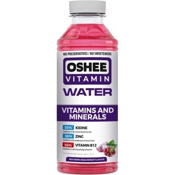 Oshee Vitamínová voda s vitamíny a minerály 555 ml