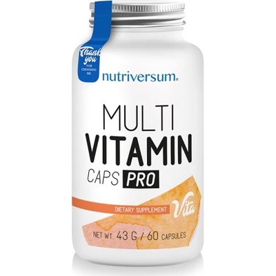 Nutriversum Multivitamin Caps Pro, 60 Capsules