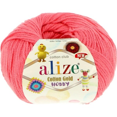 Alize Cotton Gold Hobby New 33 ružová