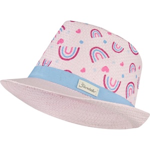 Sterntaler Детска шапка Sterntaler Kid's Straw Hat - Rainbow Hat - Puderrosa - размер 47 cm (904-5893-0111)