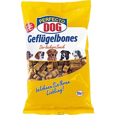 Perfecto Dog Kostičky s drůbežím 150 g