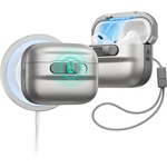 ESR Хибриден удароустойчив кейс с връзка за ръка съвместим с MagSafe за Apple AirPods Pro 3 - ESR Pulse FlickLock MagSafe Case (сребрист) (KF2360294)